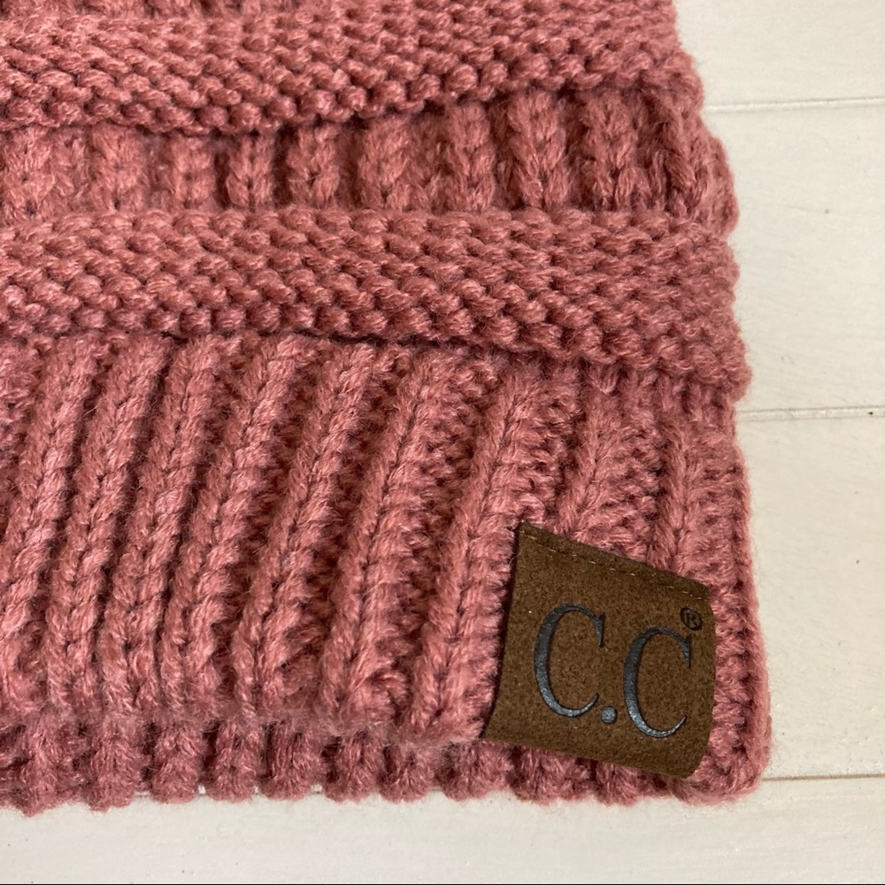 CC Exclusives Beanie Tail Knit Hat - Picture 2 of 5